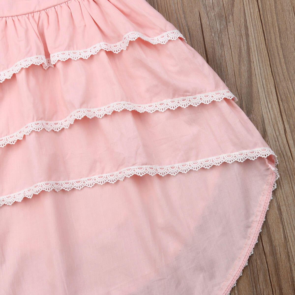 Baby Girl Ruffle Princess Party Pageant Flower Dresses