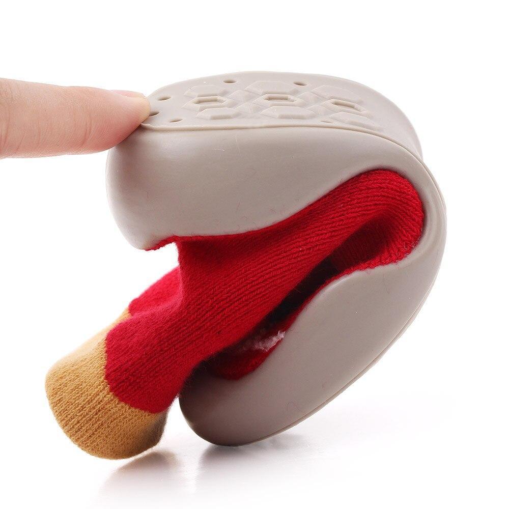 Kid Baby Girl Toddler First Walker Knit Booties Unisex Baby Shoes Soft Rubber