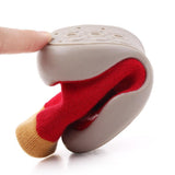 Kid Baby Girl Toddler First Walker Knit Booties Unisex Baby Shoes Soft Rubber