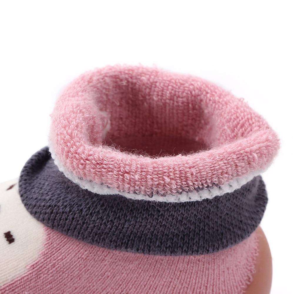 Kid Baby Girl Toddler First Walker Knit Booties Unisex Baby Shoes Soft Rubber