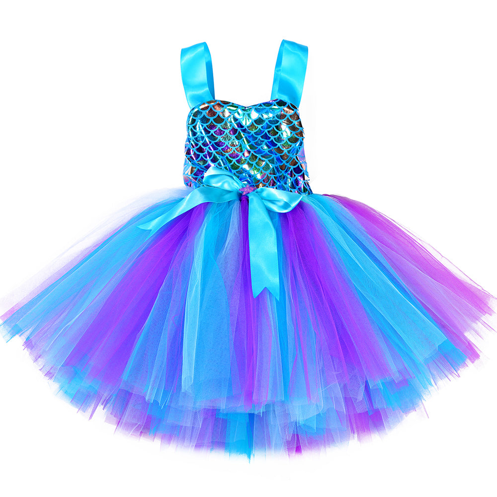 Kid Baby Girls Tutu Mermaid Princess Party Halloween Dresses