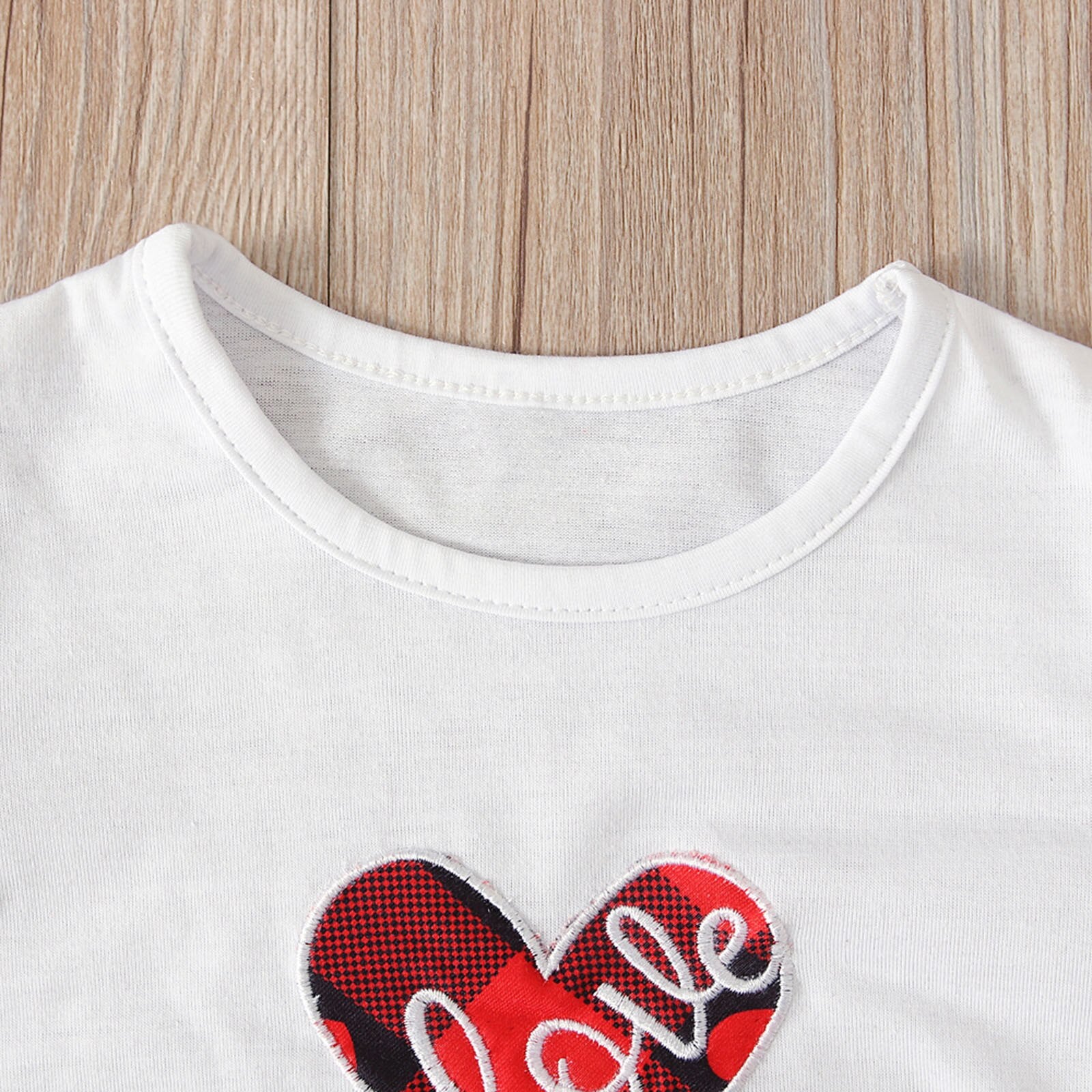 Love Heart-shaped Baby Girls Christmas Suspender 2pcs