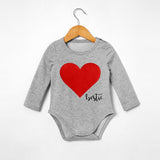 Family Matching Mother Kids Love Hoodies Shirts Tops