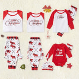 Family Matching Christmas Pajamas Father Mother Kids Baby Sets Sleepwear