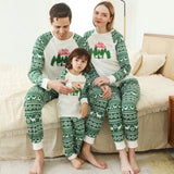 Family Matching Merry Christmas Tree Printed Pajamas Sleepwear