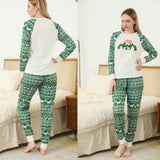 Family Matching Merry Christmas Tree Printed Pajamas Sleepwear