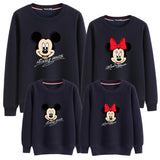 Mother Daughter Father Son Mickey Minnie Family Matching Hoodie