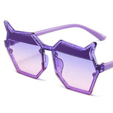 Kid Baby Sunglasses Personality Irregularity Cartoon Anti-UV Eyeglasses