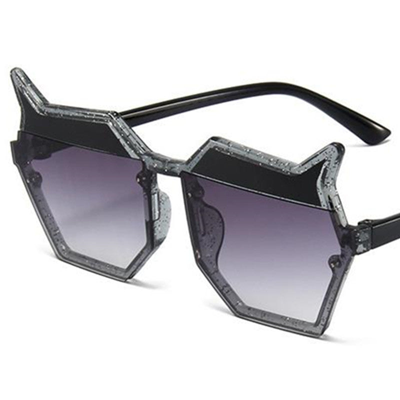 Kid Baby Sunglasses Personality Irregularity Cartoon Anti-UV Eyeglasses