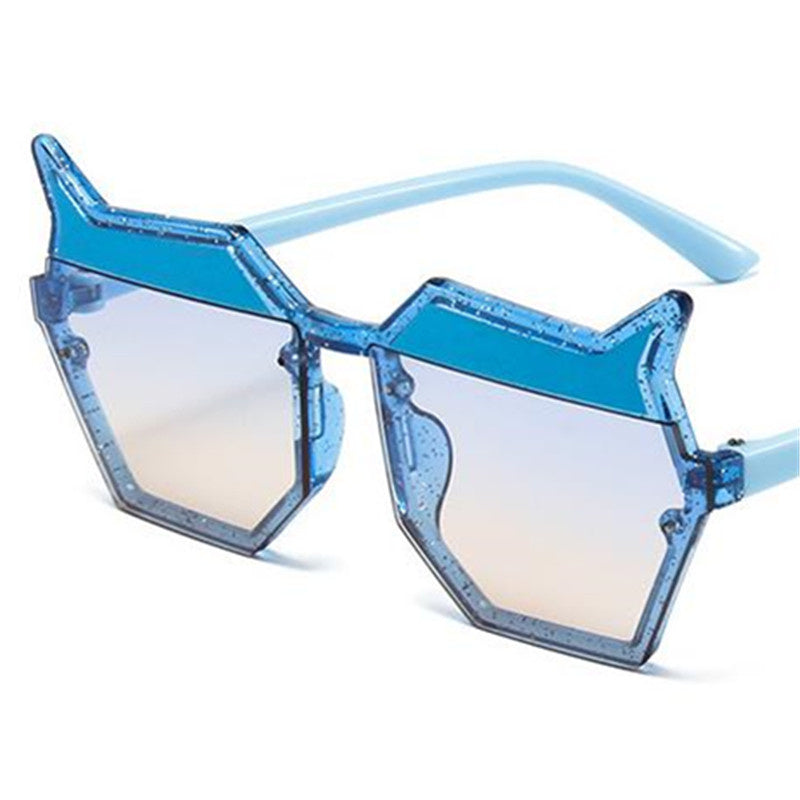 Kid Baby Sunglasses Personality Irregularity Cartoon Anti-UV Eyeglasses