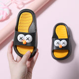 Kid Cartoon Non-slip Soft Sandals Four Season Toddler Breathable Slides Shoes