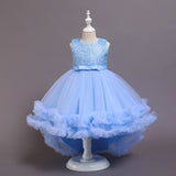 Kid Girls Princess Birthday Wedding Lace Party Dresses
