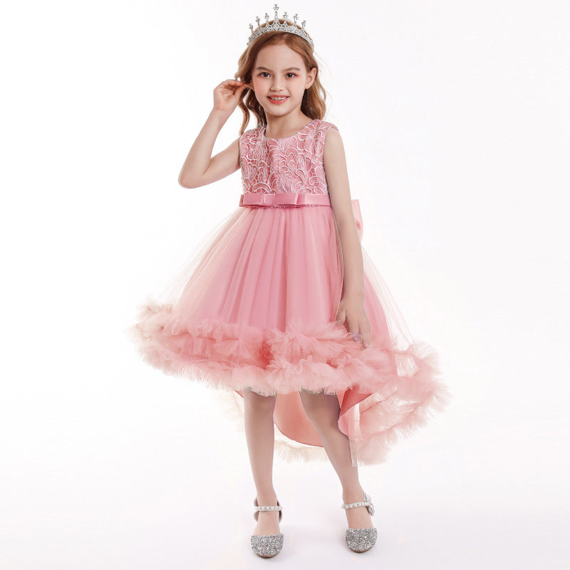 Kid Girls Princess Birthday Wedding Lace Party Dresses