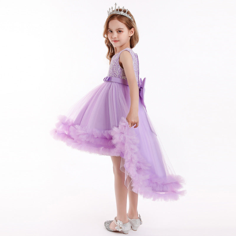 Kid Girls Princess Birthday Wedding Lace Party Dresses