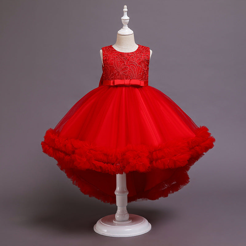 Kid Girls Princess Birthday Wedding Lace Party Dresses