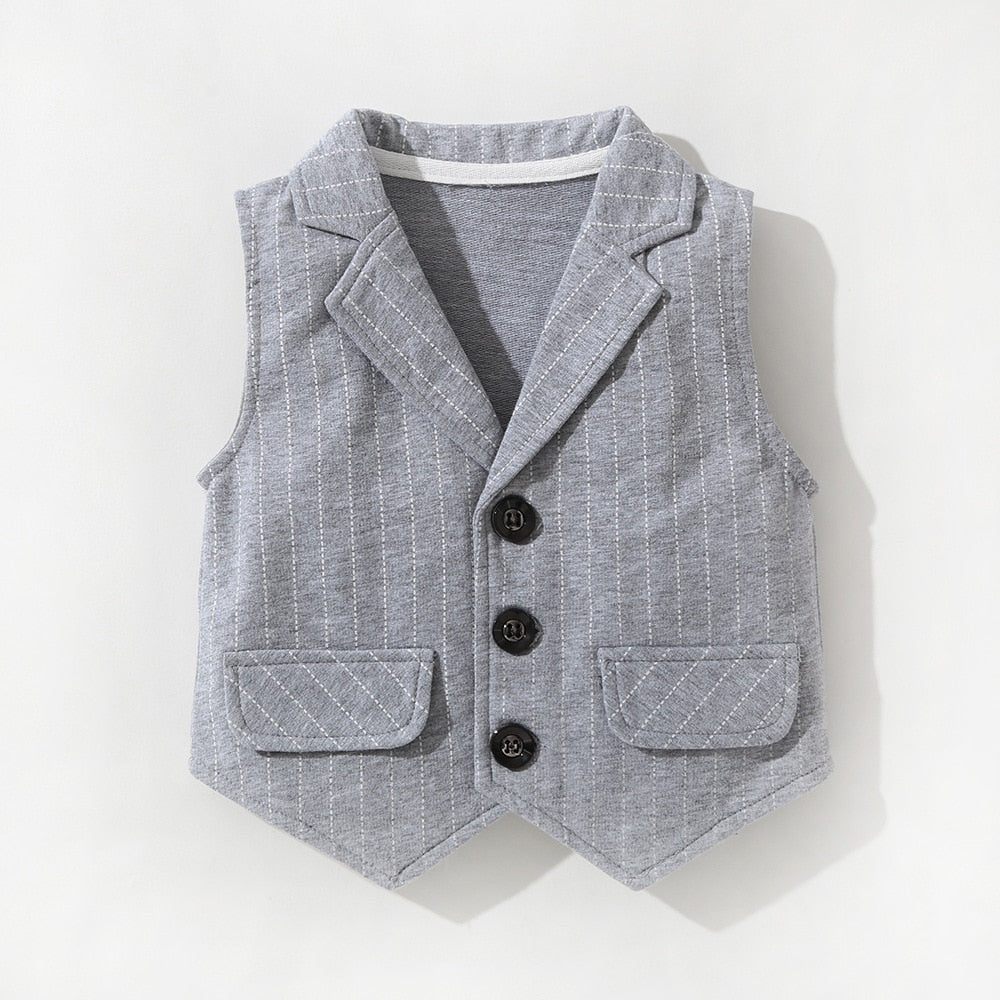 Baby Boy Formal Suit Newborn 4 Pcs Set