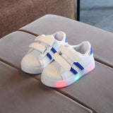 Boys Girls Infant Tennis LED Lighted Classic Leisure Sneakers Cute Casual Shoes