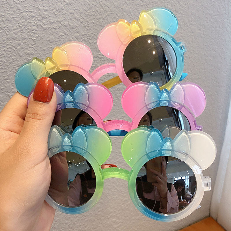 Kid Cute Gradient Cartoon Bear Cat Rabbit Sunglasses UV Protection Fashion Eyewear