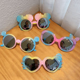 Kid Cute Gradient Cartoon Bear Cat Rabbit Sunglasses UV Protection Fashion Eyewear