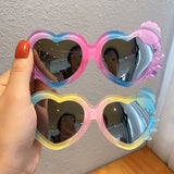 Kid Cute Gradient Cartoon Bear Cat Rabbit Sunglasses UV Protection Fashion Eyewear
