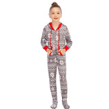 Family Matching Christmas Deer Pajamas Jumpsuits Set Family Look