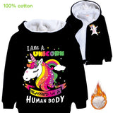 Kids Coat Unicorn Boys Girl Jacket  Animal Horse Chaqueta Fashion Coat