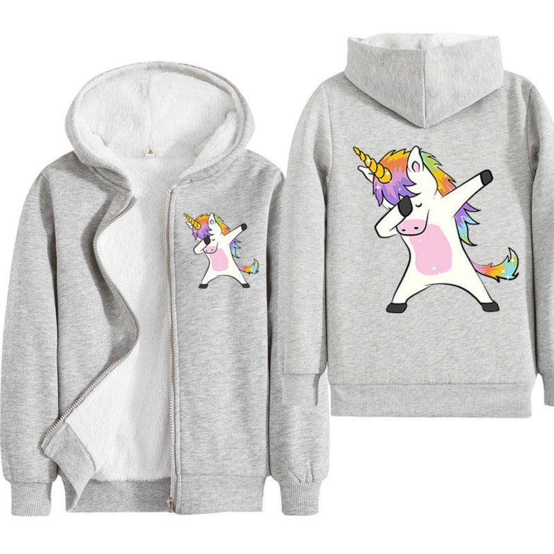 Kids Coat Unicorn Boys Girl Jacket  Animal Horse Chaqueta Fashion Coat
