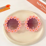 Kids Baby Round Flower Sunglasses Shades Glasses UV400 Eyewear