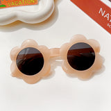 Kids Baby Round Flower Sunglasses Shades Glasses UV400 Eyewear