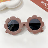Kids Baby Round Flower Sunglasses Shades Glasses UV400 Eyewear