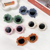 Kids Baby Round Flower Sunglasses Shades Glasses UV400 Eyewear