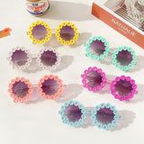 Kids Baby Round Flower Sunglasses Shades Glasses UV400 Eyewear