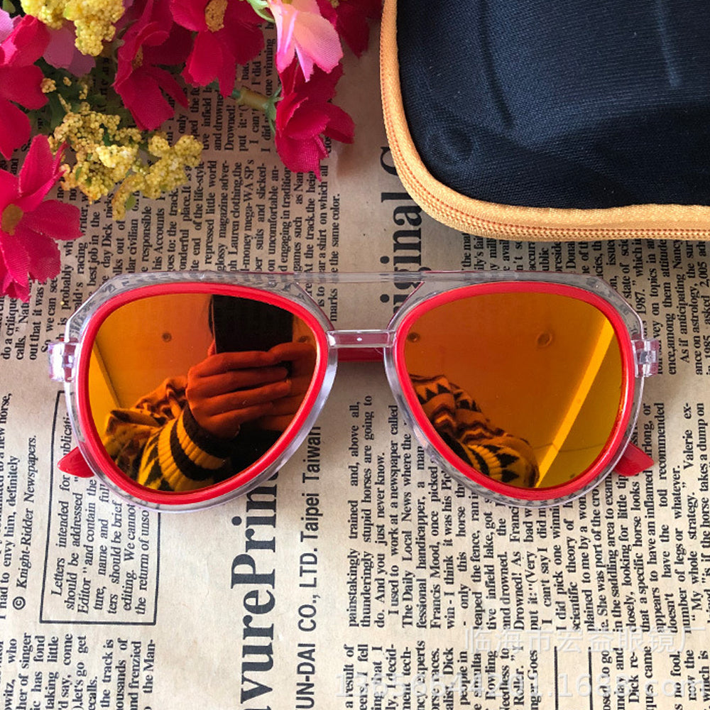Kids Girls Sunglasses Personalized Cool UV Protection Eyeglasses