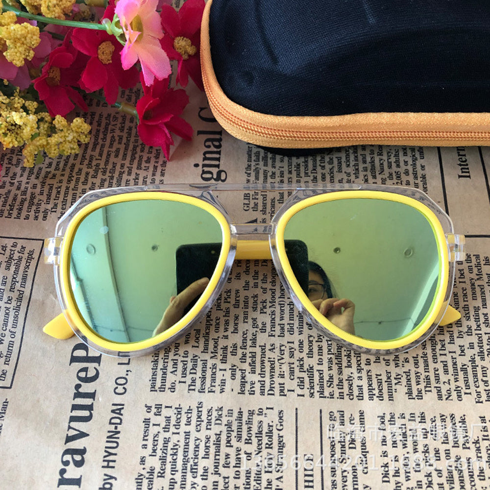 Kids Girls Sunglasses Personalized Cool UV Protection Eyeglasses