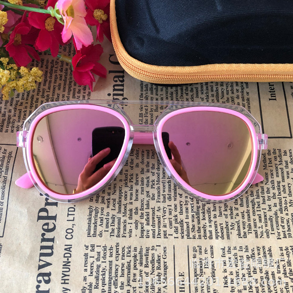 Kids Girls Sunglasses Personalized Cool UV Protection Eyeglasses