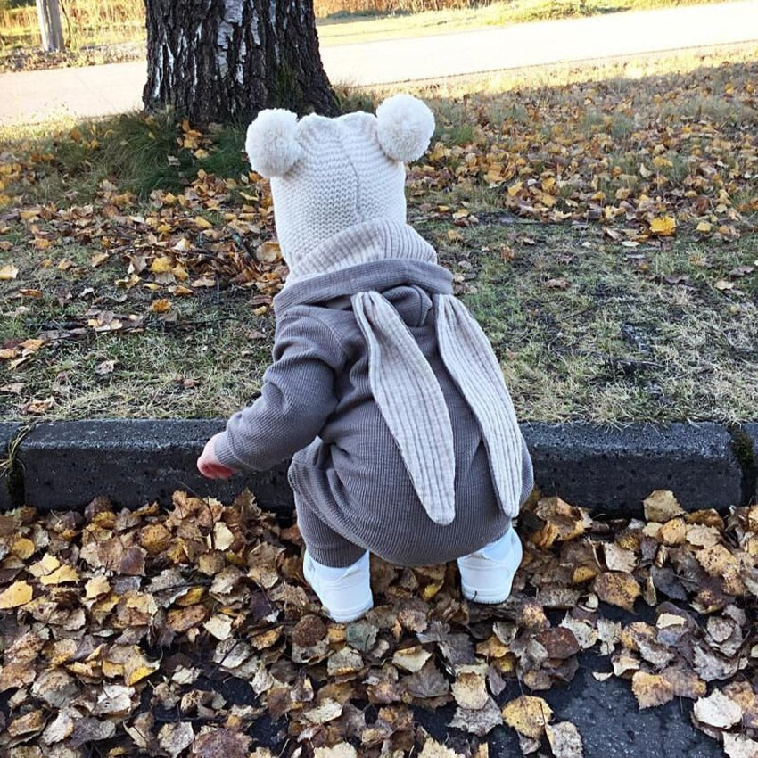 Baby Rompers Spring Autumn Cute Cartoon Rabbit Infant Jumpers Outfits