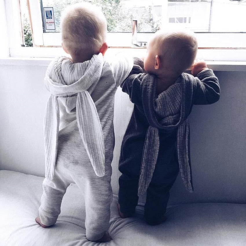 Baby Rompers Spring Autumn Cute Cartoon Rabbit Infant Jumpers Outfits