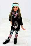 Kids Baby Girl Casual Long Sleeve Outfits 3 Pcs 2-7 Years