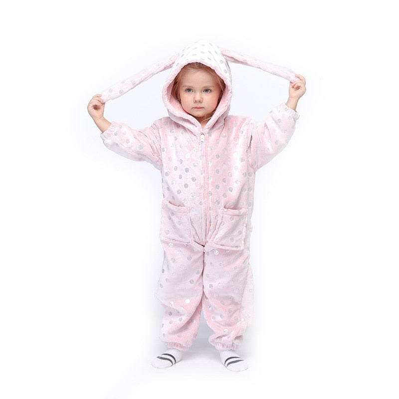 Kids Boy Girl Unicorn Pajamas Sleepwear Funny Jumpsuit