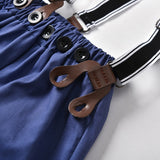 Baby Jungen Formelles Set Baumwolle Schleife Gentleman Outfit 2 Stück