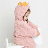Baby Girls Warm Thicken Romper Cartoon Jumpsuit