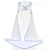 Kids Cotton Towel Hooded Towel Blanket Bath Poncho Spa Bathrobe - honeylives