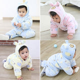 Winter Baby Newborn Climbing Thickened Romper