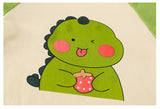 Baby Girl One-piece Autumn Winter Frothed Cartoon Pajamas