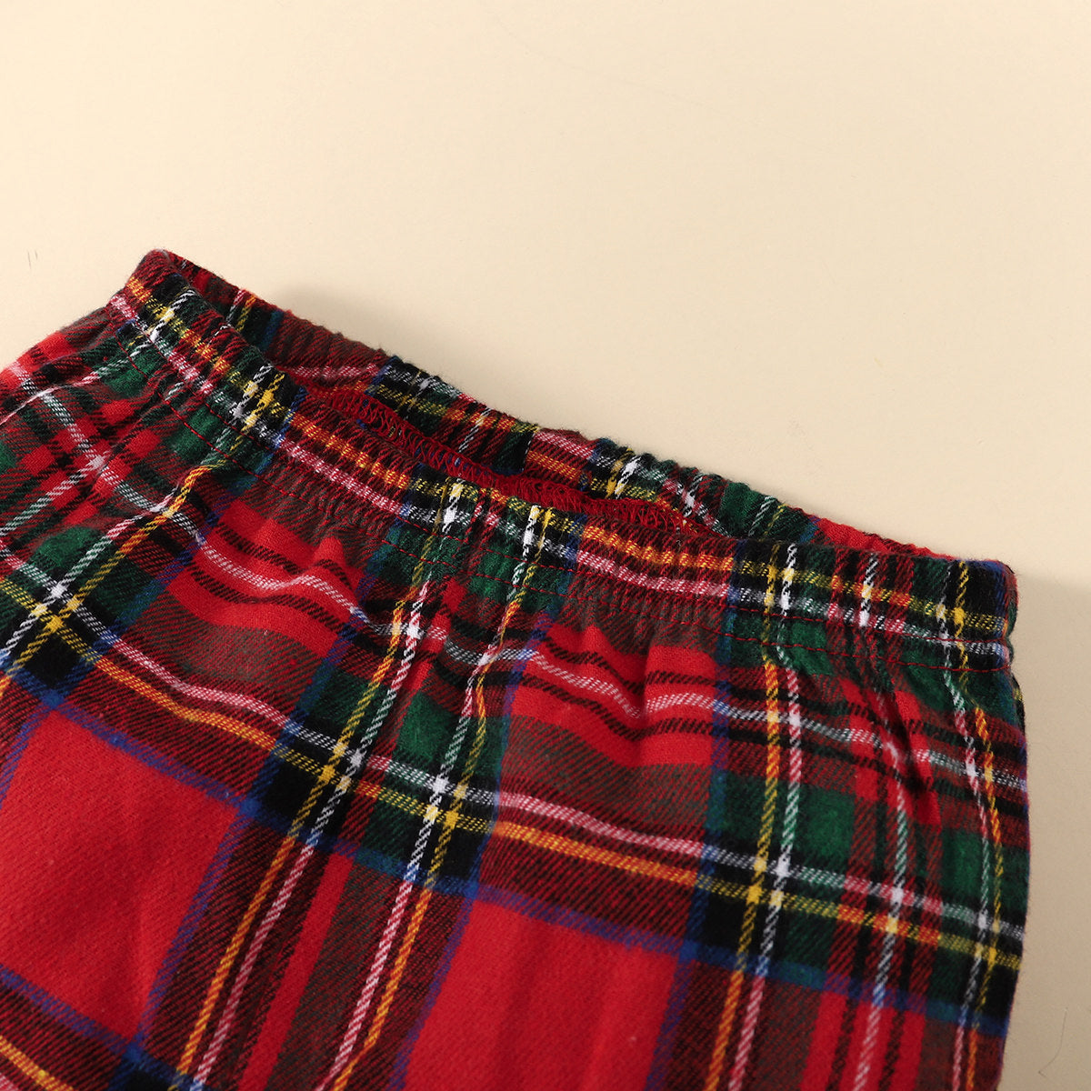 Kid Baby Girls Fall Winter Explosive Plaid Printed Christmas Sets 2 Pcs