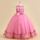 Kid Girl Princess Peng Gauze Piano Playing Dresses