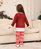 Family Cartoon Snowman Deer Christmas Parent-child Homewear Pajamas
