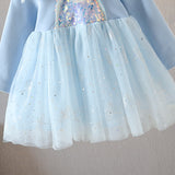 6M-5Y Girl Boutique Autumn Winter Fluffy Casual Dress