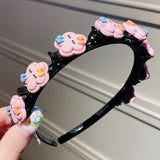 Kid Girl Braided Headband Clip Cute Cartoon Headwear