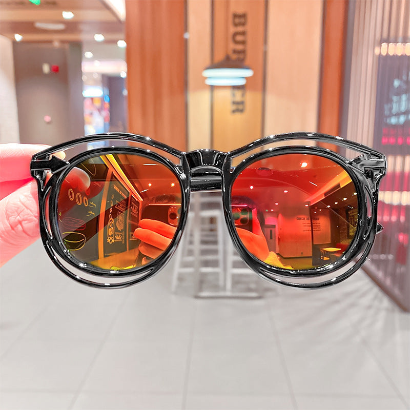 Kid Girl Sunglasses Cute Sunblock Polarizing Tide Cartoon Glasses